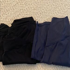 OFFLINE by Aerie Black and Navy Leggings